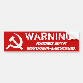 Marxisme-Leninisme-Bumpersticker Bumpersticker