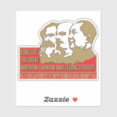 Marxisme-Leninisme-Mao Zedong Gedachte Sticker (Vel)