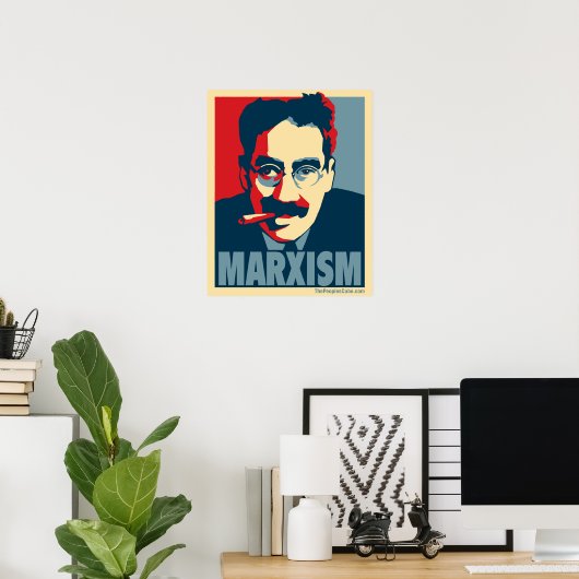 Marxisme: Obama Parody Poster (Thuiskantoor)