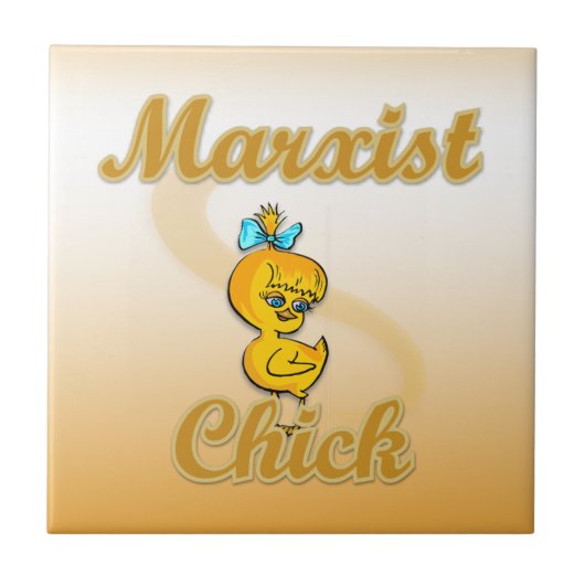 Marxist Chick Tegeltje (Voorkant)