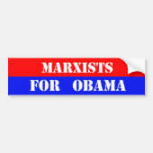 marxisten voor obama bumpersticker (Voorkant)