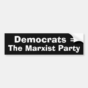 Marxistische partij bumpersticker
