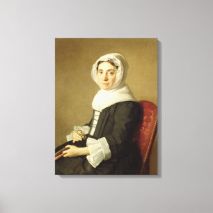Mary Adam, 1754 (olie op doek) Canvas Afdruk