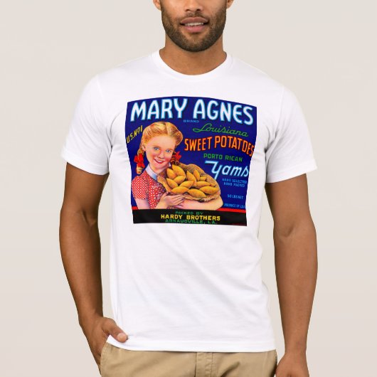 Mary Agnes Louisiana Yams T-shirt (Voorkant)