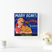 Mary Agnes Louisiana Yams Vierkante Klok (Huis)