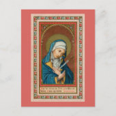 Mary als Mater Dolorosa (Moeder van Sorrijen) (SAU Briefkaart (Voorkant)