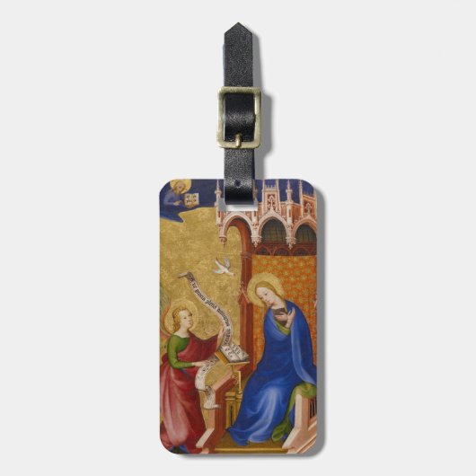 Mary and Angel of Annunciation Bagagelabel (Voorkant verticaal)