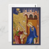 Mary and Angel of Annunciation Briefkaart (Voorkant / Achterkant)