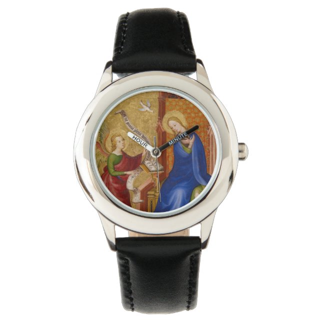 Mary and Angel of Annunciation Horloge (Voorkant)