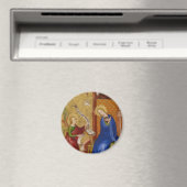 Mary and Angel of Annunciation Magneet (Insitu (Vaatwasser))