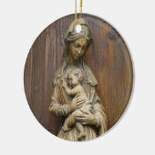 Mary and Baby Jesus Keramisch Ornament (Links)