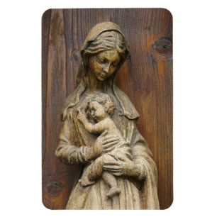 Mary and Baby Jesus Magneet