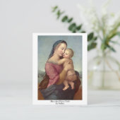 Mary and Christus Child van Raffael Briefkaart (Staand voorkant)