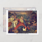 Mary and Christus Child van Titian Briefkaart (Voorkant / Achterkant)