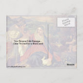 Mary and Christus Child van Titian Briefkaart (Achterkant)