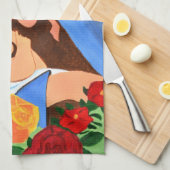 Mary and Jesus kitchen cloth  Theedoek (Quarter Fold)