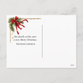 Mary and Joseph Traveling To Bethlehem Feestdagenkaart (Achterkant)