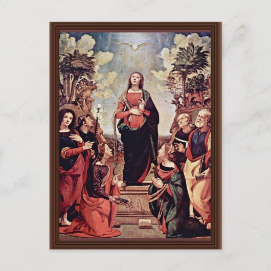 Mary and Saints: St. Catherine St. Margaret St. Jo Briefkaart (Voorkant)