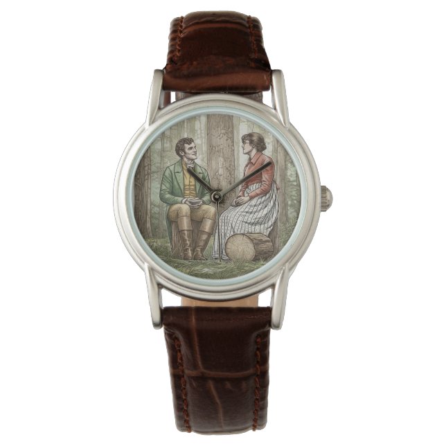 Mary and Tom in "The Other Bennet Sister" Horloge (Voorkant)