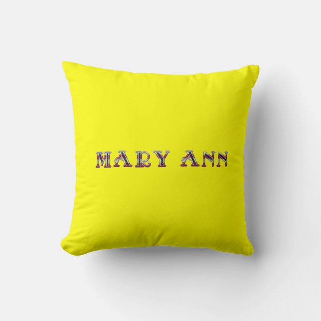 Mary Ann American MoJo Pillow Kussen (Voorkant)