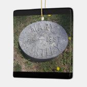 Mary Ann Huntley 1814-1897 Keramisch Ornament (Links)