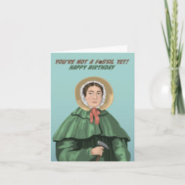 Mary Anning Je bent geen Fossil Birthday Kaart