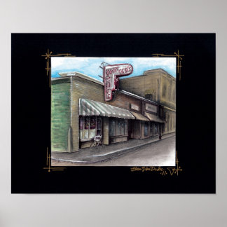 mary-ann's café poster