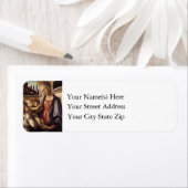  Mary Baby Jesus en Angles Kerstmis Etiket (Insitu)