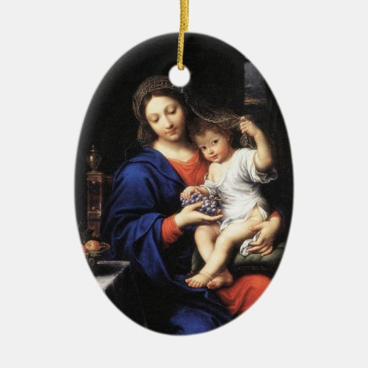 Mary & Baby Jesus Ornament (Voorkant)