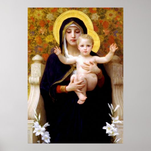 Mary & Baby Jesus Poster (Voorkant)
