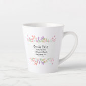 Mary Baker Eddy Divine Love Inspirating Quote Latte Mok (Rechts)