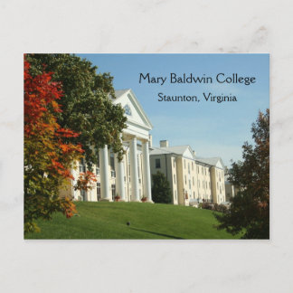 Mary Baldwin College Staunton VA Virginia Briefkaa Briefkaart