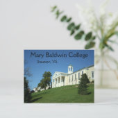 Mary Baldwin College Staunton VA Virginia Briefkaa Briefkaart (Staand voorkant)