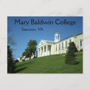 Mary Baldwin College Staunton VA Virginia Briefkaa Briefkaart