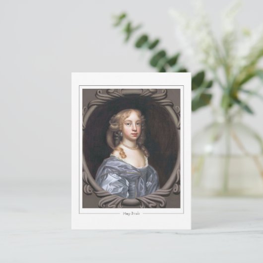 Mary Beale #2 - Briefkaart met fijne kunst (Staand voorkant)