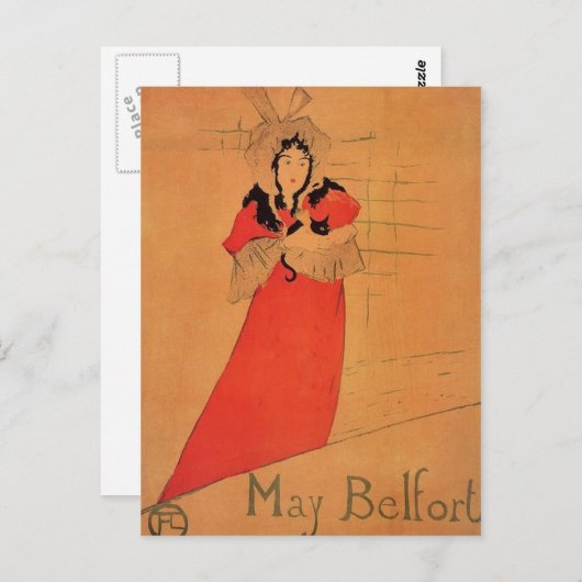Mary Belfort Briefkaart (Voorkant / Achterkant)
