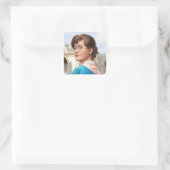 Mary Bennet  Vierkante Sticker (Tas)