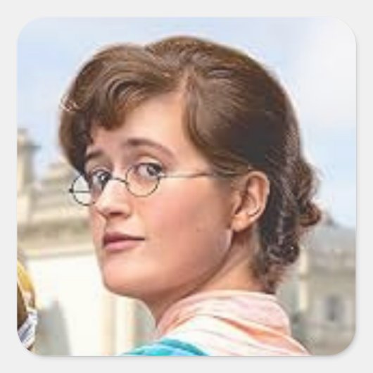 Mary Bennet  Vierkante Sticker (Voorkant)