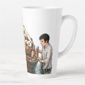 Mary Bennet's ultieme bootreis Latte Mok (Rechts)