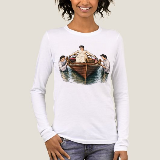 Mary Bennets ultieme bootreis  Tri-Blend Shirt (Voorkant volledig)