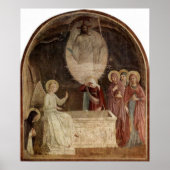 Mary bij de Empty Tomb door Fra Angelico Poster (Voorkant)