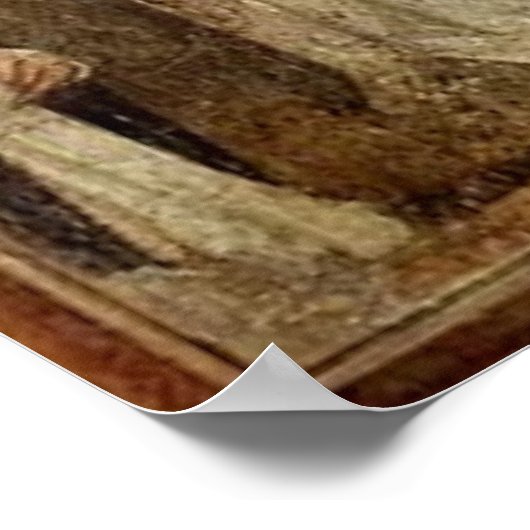 Mary bij de Empty Tomb door Fra Angelico Poster (Hoek)