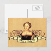 Mary Boleyn Briefkaart (Voorkant / Achterkant)