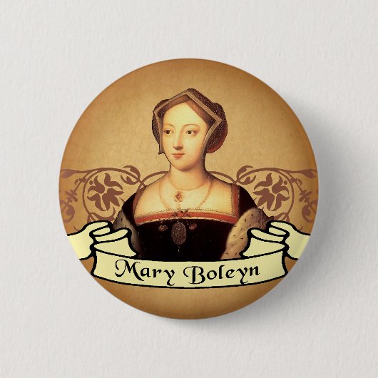 Mary Boleyn Ronde Button 5,7 Cm (Voorkant)