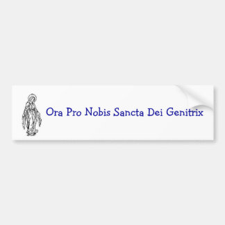 Mary Bumpersticker