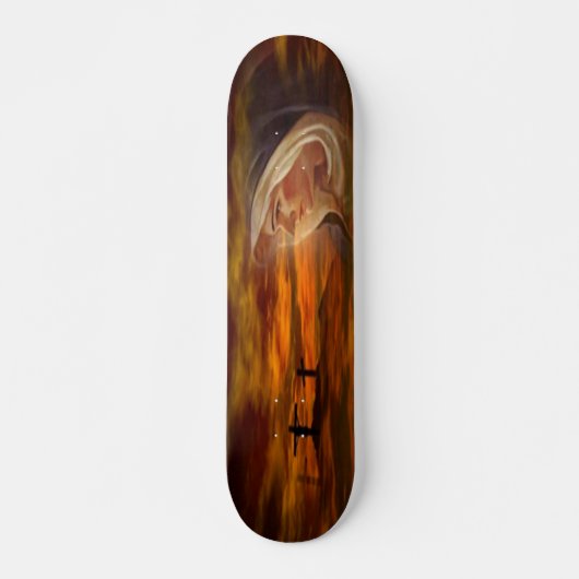 Mary Calvariate Skateboard, zonder zegen Persoonlijk Skateboard (Voorkant)