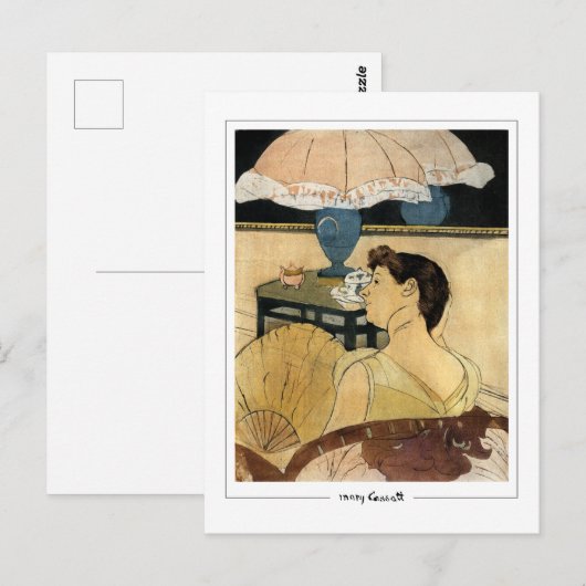 Mary Cassatt #190 - Kunstmatig Briefkaart (Voorkant / Achterkant)