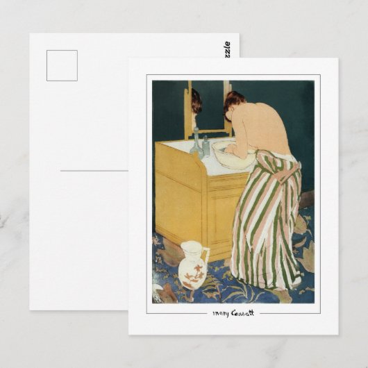 Mary Cassatt #210 - Kunstmatig Briefkaart (Voorkant / Achterkant)