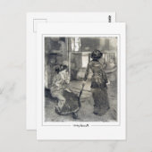 Mary Cassatt #251 - Kunstmatig Briefkaart (Voorkant / Achterkant)