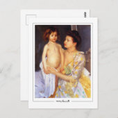 Mary Cassatt #266 - Kunstmatig Briefkaart (Voorkant / Achterkant)